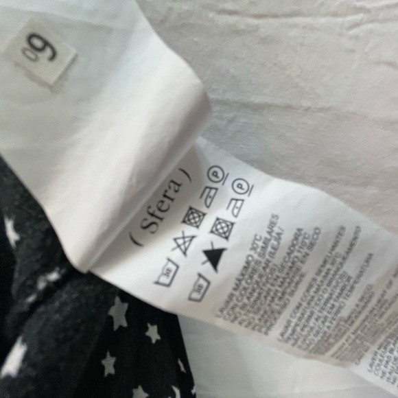 SFERA Dress Black With Stars Size medium. Excellent Condition - Picture 7 of 10
